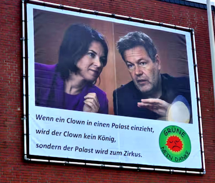 grüner Clown grüner Clown